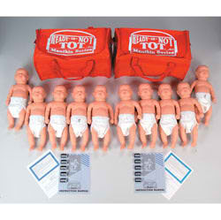 Basic Ready-or-Not Tot&reg; - 10-Pack of White Manikins